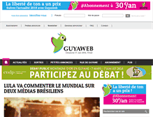 Tablet Screenshot of guyaweb.com